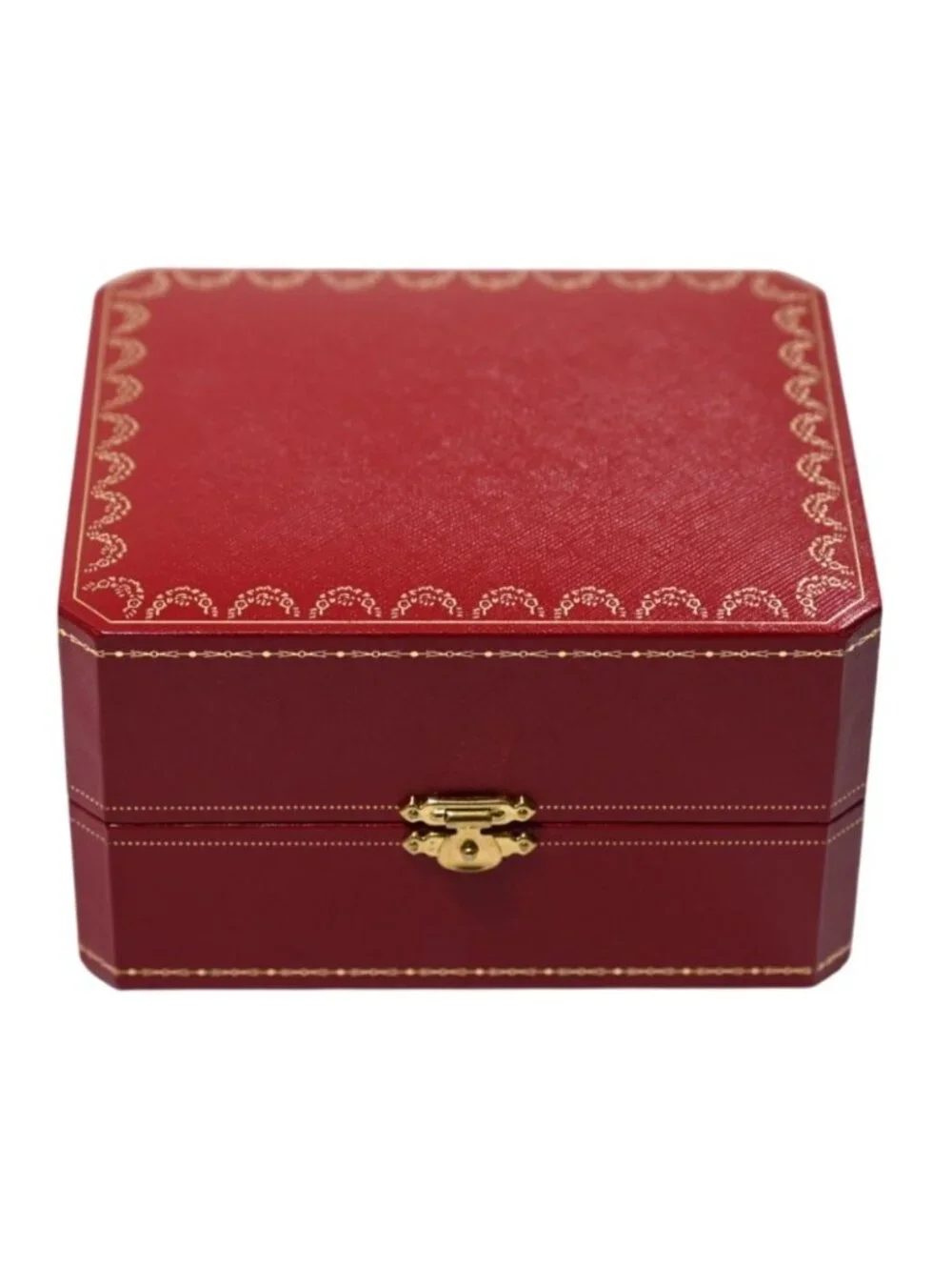 Cartier COWA0043 Vintage Watch Box in Red Leather/All White Interior